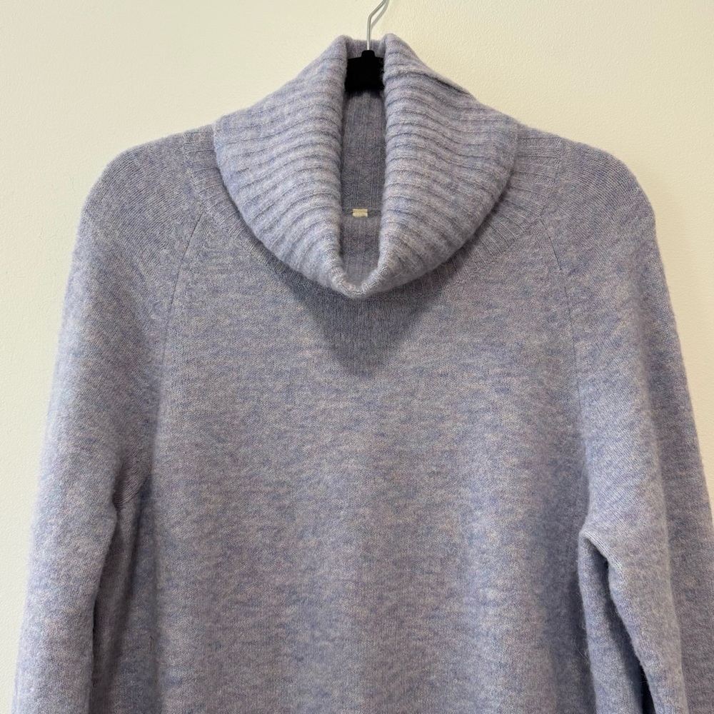 Aritzia Group by Babaton Plutarch Sweater Alpaca Turtleneck Blue Sz M - Picture 4 of 14